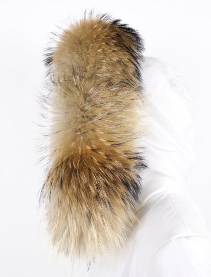 Fur trim on the hood - raccoon collar M 42/5 (65 cm) 1