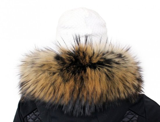 Kožešinový lem na kapuci - límec mývalovec snowtop M 35/72 (65 cm) 3