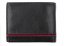Pánská kožená peněženka 2753115026 černo - červená