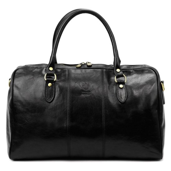 Kožená cestovní taška Gabriel černá