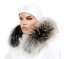 Kožešinový lem na kapuci - límec mývalovec arctic snowtop M 31/11 (70 cm)