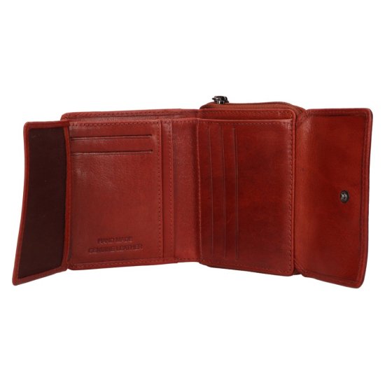 Dámská kožená peněženka LGW 2003D koňak - vnitřní výbava