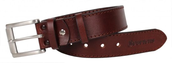 Pánský kožený opasek Scorteus SC - 9545/50/1 hnědý 1