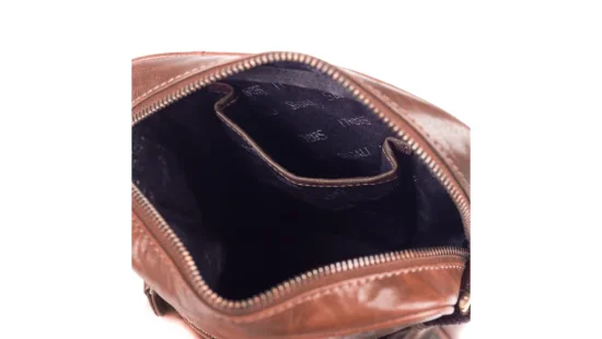 Pánská kožená taška přes rameno SG-27018 hnědá