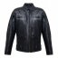 Pánská kožená bunda 4073 černá - velikost: XXXL