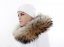 Kožušinový lem na kapucňu - golier medvedíkovec béžová M 01/19 (65 cm)