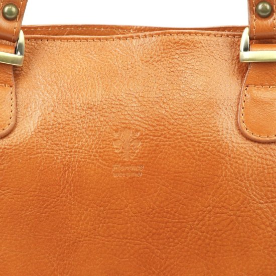 Dámská kožená kabelka PARIS camel - logo výrobce