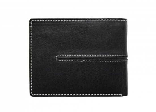 Pánska kožená peňaženka SG-27105 RFID čierna