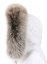 Kožešinový lem na kapuci - límec mývalovec arctic snowtop M 31/17 (75 cm) 1