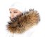 Kožešinový lem na kapuci - límec mývalovec snowtop M 35/42 (70 cm)