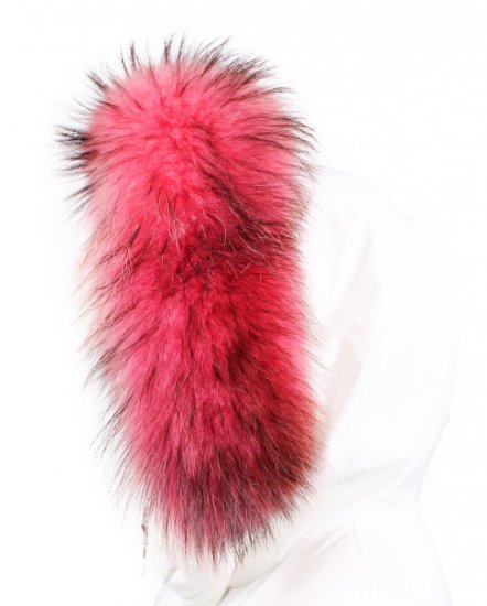 Fur trim on the hood - raccoon collar M 160/3 (60 cm) 2