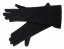 Dámské prstové rukavice PK 02 černé dlouhé - velikost: 22