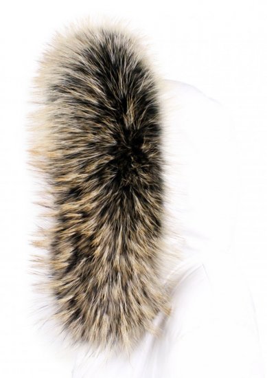 Fur trim on the hood - raccoon collar arctic snowtop M 31/23 (70 cm) 2