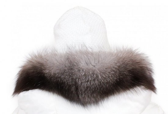 Kožušinový lem na kapucňu - golier líška bluefrost LB 43 (70 cm)