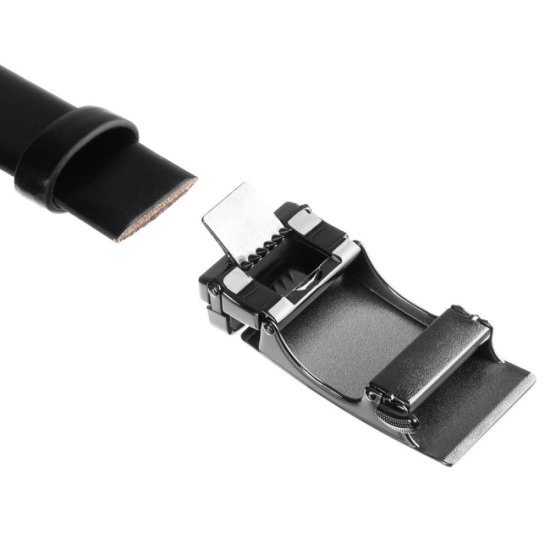 Pánský kožený opasek PETERSON PTN 2A014 černý 4