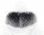 Kožešinový lem na kapuci - límec mývalovec snowtop 37/6 (75 cm)
