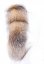 Kožušinový lem na kapucňu - golier líška bluefrost crystal LBS 11 (75 cm) 1