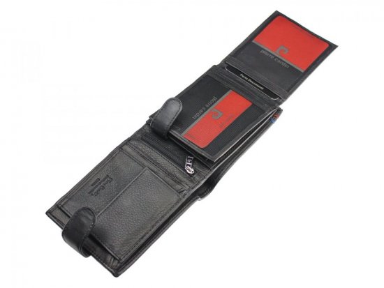 Pánská kožená peněženka Pierre Cardin CB TILAK26 2324A černá + červená