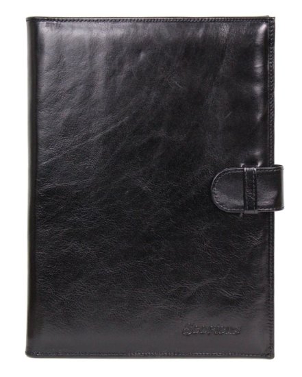 Kožené desky - spisovka SC  DEAL. černá