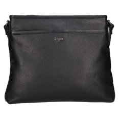 Dámska kožená kabelka 212777 čierna