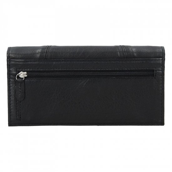 Dámska kožená peňaženka PWL 2388 čierna 2