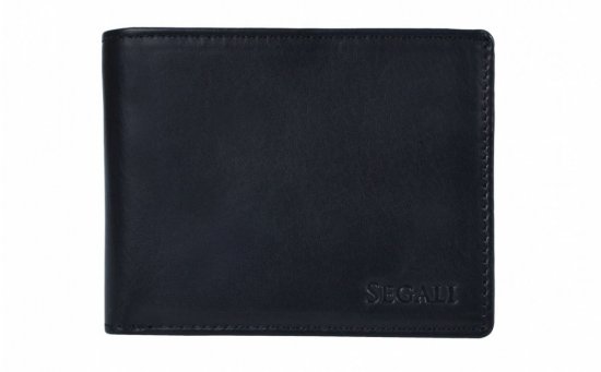 Pánska kožená peňaženka 2517797026 čierna
