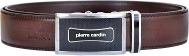 Pánský kožený opasek Pierre Cardin 25032 HY01 hnědý