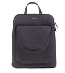 Kožený batoh 29062 čierny