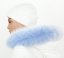 Kožušinový lem na kapucňu - golier líška snowtop nebeská modrá LP 1 (65 cm) 2