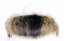 Kožešinový lem na kapuci - límec mývalovec snoutop M 35/28 (70 cm)