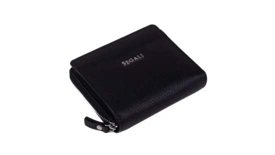 Dámska kožená peňaženka SG-27544B čierna 2 Dámska kožená peňaženka SG-27544B čierna 2