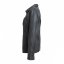 Dámska kožená bunda Emma Long tmavá oliva - veľkosť: XXXL