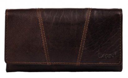 Dámska kožená peňaženka PWL-2388/T tm. hnedá