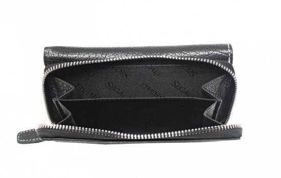 Dámska kožená peňaženka SG-21770 čierna 2