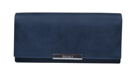 Dámska kožená peňaženka SG-27066 indigo