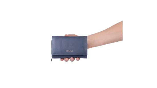Dámska kožená peňaženka SG-27074 indigo