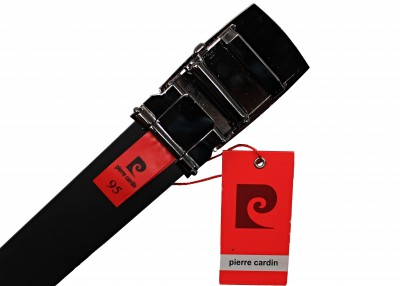 Pánský kožený opasek Pierre Cardin 21070016 černý 2