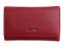 Dámská kožená peněženka SG-27074 červená - přední pohled