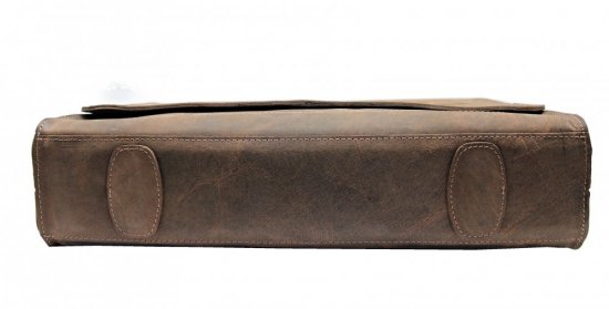 Pánska kožená aktovka - taška cez rameno na notebook Scorteus AKS-1002