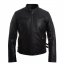 Pánská kožená bunda Forious - černá - velikost: L