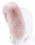 Kožušinový lem na kapucňu - golier líška snowtop pudrová LP 2/3 (56 cm) 1