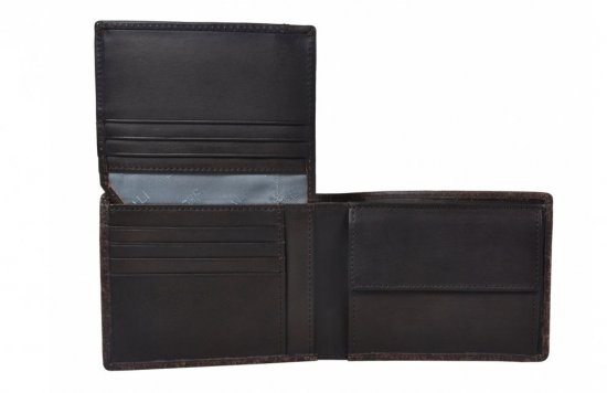 Pánska kožená peňaženka 2950114030 tmavo hnedá 3