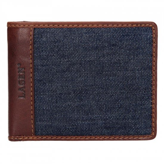 Pánská kožená peněženka 23960 hnědá + RIF