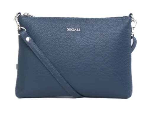 Dámská kožená taška přes rameno SG-A26B tmavě modrá