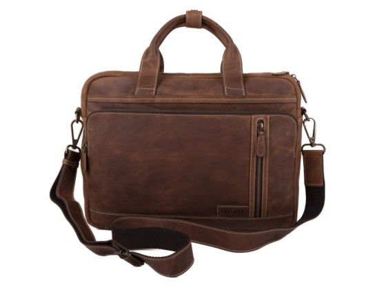 Pánská kožená business taška 27432 hnědá - odnímatelný ramenní popruh Pánská kožená business taška 27432 hnědá - odnímatelný ramenní popruh