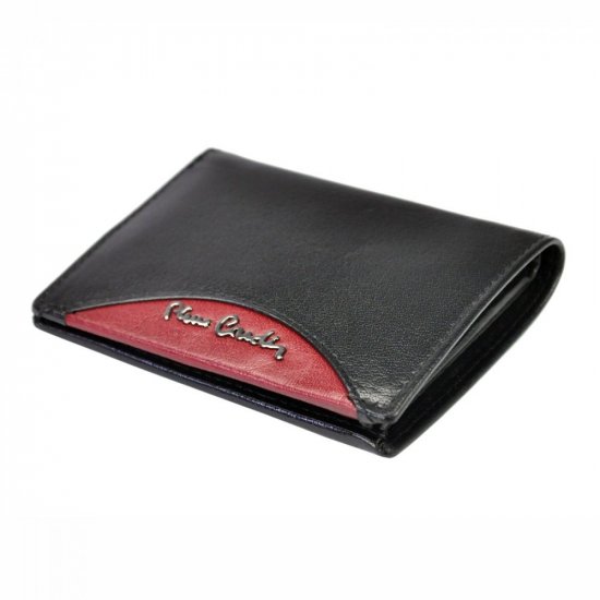 Kožená peňaženka Pierre Cardin TILAK29 21810 RFID (malá) čierna + červená 3
