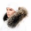 Fur trim on the hood - raccoon collar arctic snowtop M 31/25 (65 cm)