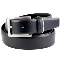Pánský kožený opasek Pierre Cardin 270080 černý
