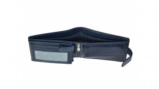 Pánska kožená peňaženka SG-22511 modrá 2