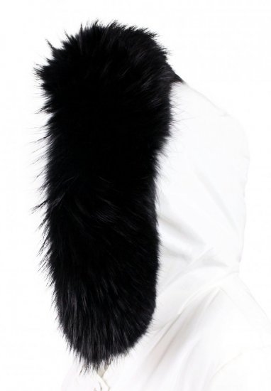 Fur trim on the hood - black raccoon collar M 58/11 (68 cm) 1